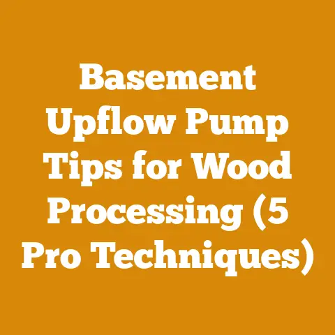 Basement Upflow Pump Tips for Wood Processing (5 Pro Techniques)