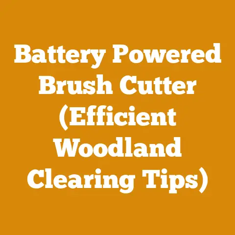 Battery Powered Brush Cutter (Efficient Woodland Clearing Tips)