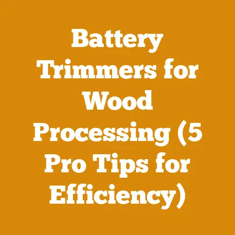 Battery Trimmers for Wood Processing (5 Pro Tips for Efficiency)