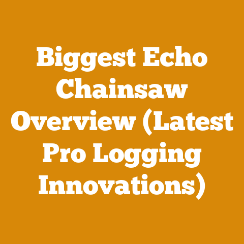 Biggest Echo Chainsaw Overview (Latest Pro Logging Innovations)