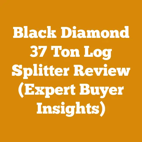 Black Diamond 37 Ton Log Splitter Review (Expert Buyer Insights)