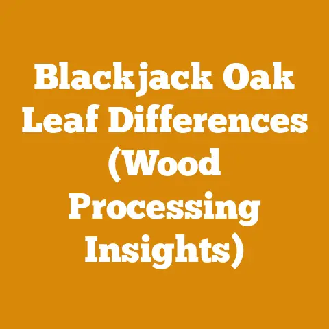 Blackjack Oak Leaf Differences (Wood Processing Insights)