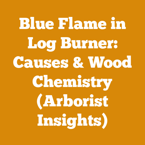 Blue Flame in Log Burner: Causes & Wood Chemistry (Arborist Insights)