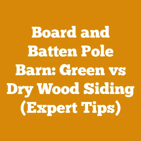 Board and Batten Pole Barn: Green vs Dry Wood Siding (Expert Tips)