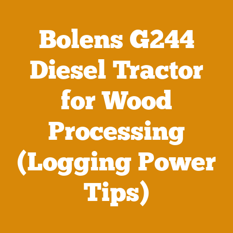 Bolens G244 Diesel Tractor for Wood Processing (Logging Power Tips)