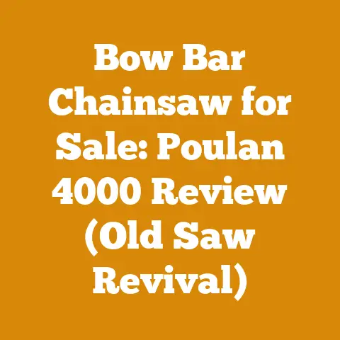 Bow Bar Chainsaw for Sale: Poulan 4000 Review (Old Saw Revival)