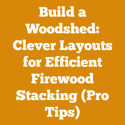 Build a Woodshed: Clever Layouts for Efficient Firewood Stacking (Pro Tips)