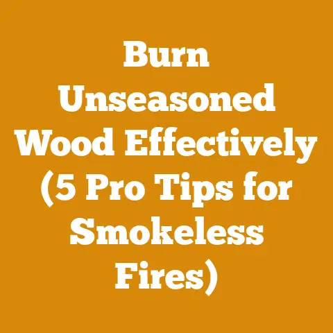 Burn Unseasoned Wood Effectively (5 Pro Tips for Smokeless Fires)