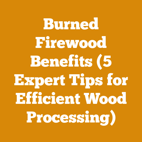 Burned Firewood Benefits (5 Expert Tips for Efficient Wood Processing)