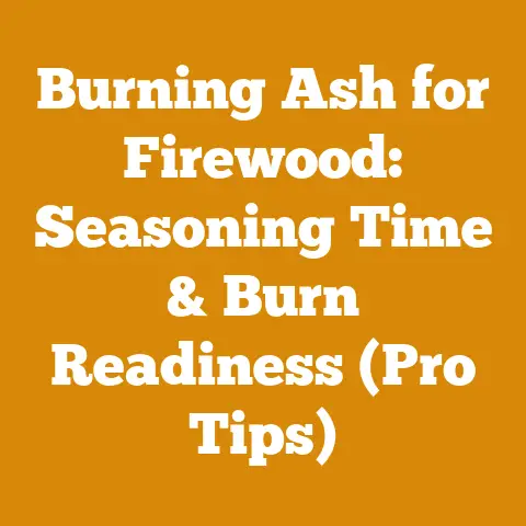 Burning Ash for Firewood: Seasoning Time & Burn Readiness (Pro Tips)