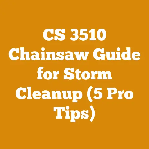 CS 3510 Chainsaw Guide for Storm Cleanup (5 Pro Tips)