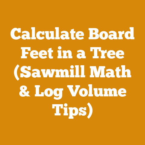 Calculate Board Feet in a Tree (Sawmill Math & Log Volume Tips)
