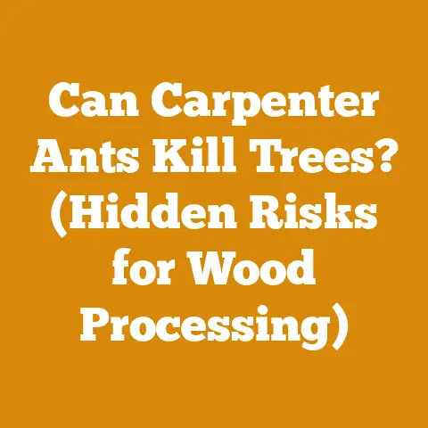 Can Carpenter Ants Kill Trees? (Hidden Risks for Wood Processing)