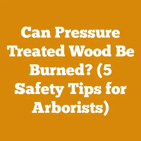 Can Pressure Treated Wood Be Burned? (5 Safety Tips for Arborists)