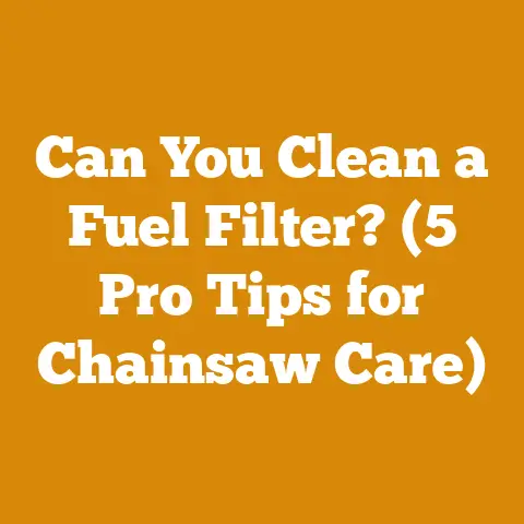 Can You Clean a Fuel Filter? (5 Pro Tips for Chainsaw Care)