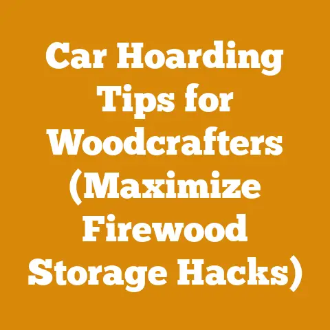 Car Hoarding Tips for Woodcrafters (Maximize Firewood Storage Hacks)