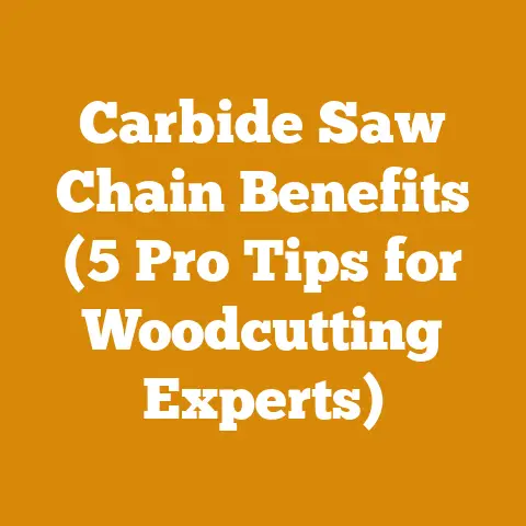 Carbide Saw Chain Benefits (5 Pro Tips for Woodcutting Experts)