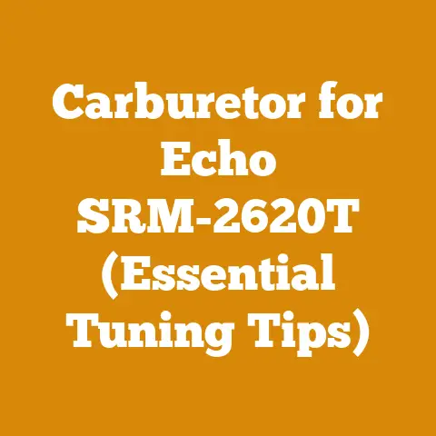 Carburetor for Echo SRM-2620T (Essential Tuning Tips)