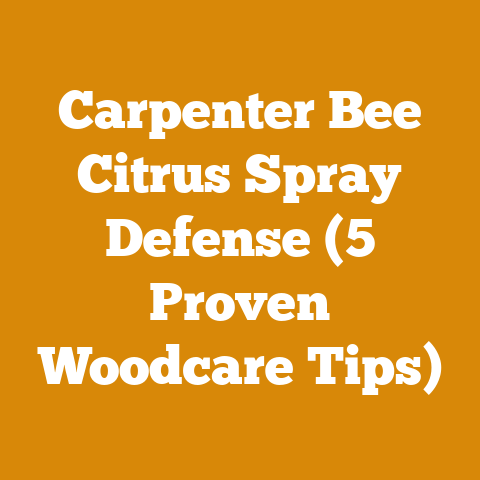 Carpenter Bee Citrus Spray Defense (5 Proven Woodcare Tips)