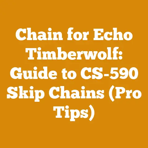 Chain for Echo Timberwolf: Guide to CS-590 Skip Chains (Pro Tips)