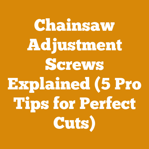 Chainsaw Adjustment Screws Explained (5 Pro Tips for Perfect Cuts)