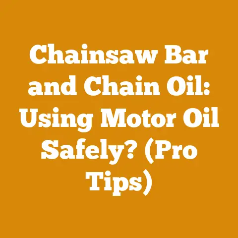 Chainsaw Bar and Chain Oil: Using Motor Oil Safely? (Pro Tips)