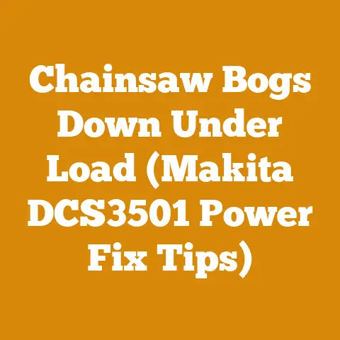 Chainsaw Bogs Down Under Load (Makita DCS3501 Power Fix Tips)