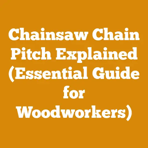 Chainsaw Chain Pitch Explained (Essential Guide for Woodworkers)