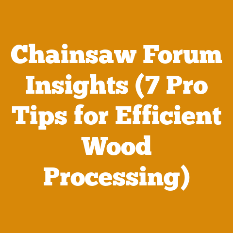 Chainsaw Forum Insights (7 Pro Tips for Efficient Wood Processing)