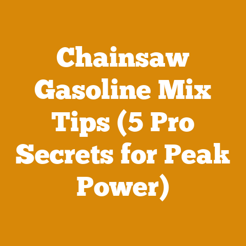 Chainsaw Gasoline Mix Tips (5 Pro Secrets for Peak Power)
