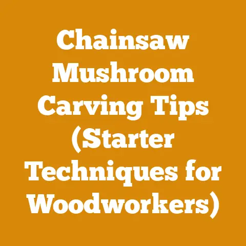 Chainsaw Mushroom Carving Tips (Starter Techniques for Woodworkers)