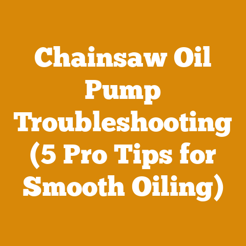 Chainsaw Oil Pump Troubleshooting (5 Pro Tips for Smooth Oiling)