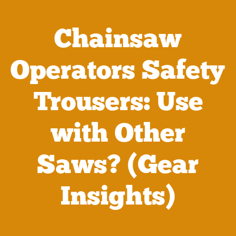 Chainsaw Operators Safety Trousers: Use with Other Saws? (Gear Insights)