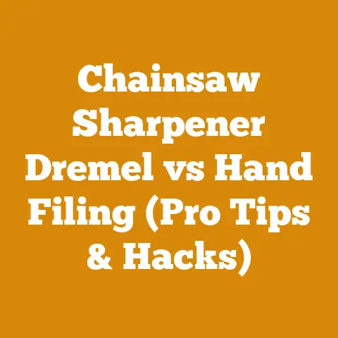 Chainsaw Sharpener Dremel vs Hand Filing (Pro Tips & Hacks)