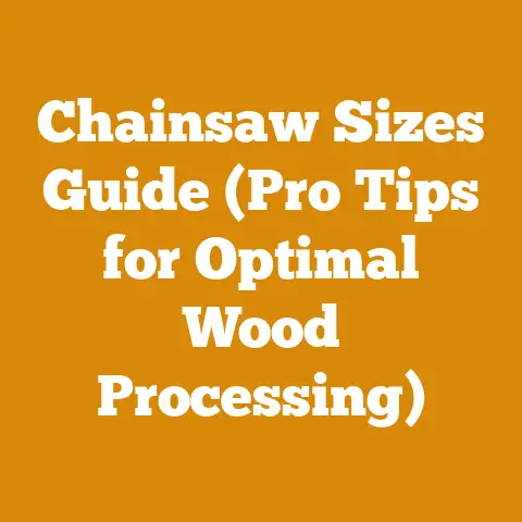 Chainsaw Sizes Guide (Pro Tips for Optimal Wood Processing)