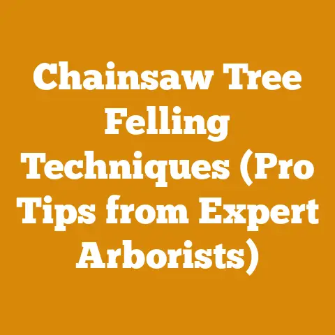 Chainsaw Tree Felling Techniques (Pro Tips from Expert Arborists)