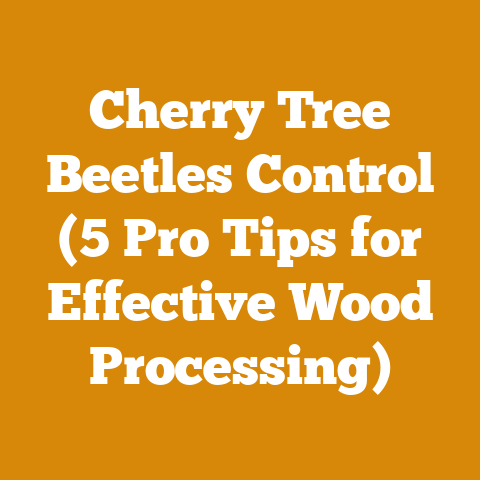 Cherry Tree Beetles Control (5 Pro Tips for Effective Wood Processing)