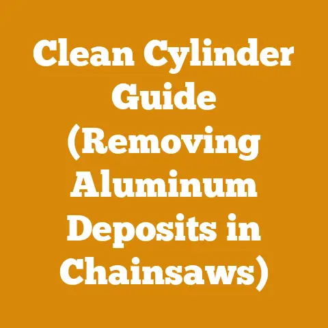 Clean Cylinder Guide (Removing Aluminum Deposits in Chainsaws)