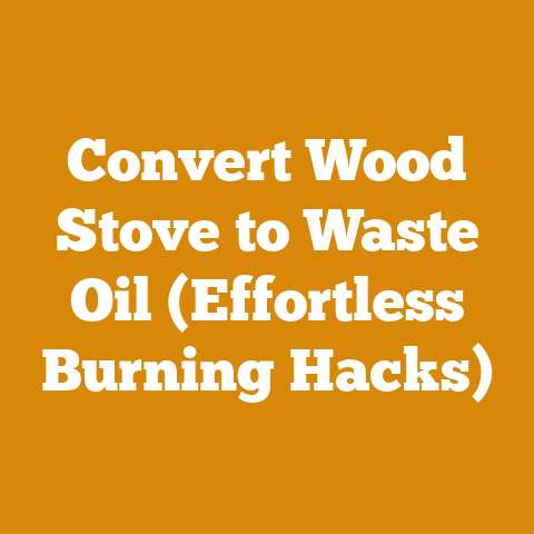 Convert Wood Stove to Waste Oil (Effortless Burning Hacks)
