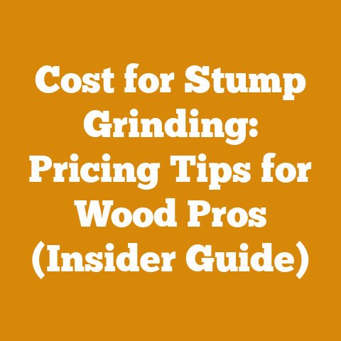 Cost for Stump Grinding: Pricing Tips for Wood Pros (Insider Guide)