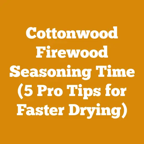 Cottonwood Firewood Seasoning Time (5 Pro Tips for Faster Drying)