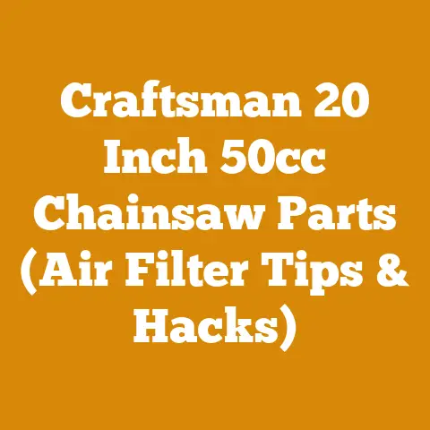 Craftsman 20 Inch 50cc Chainsaw Parts (Air Filter Tips & Hacks)