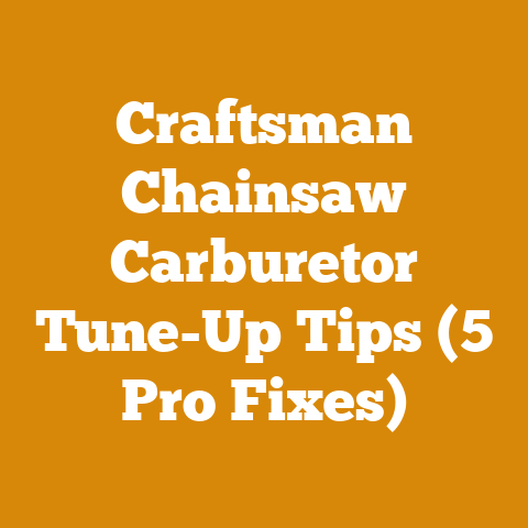 Craftsman Chainsaw Carburetor Tune-Up Tips (5 Pro Fixes)