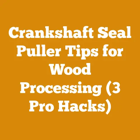 Crankshaft Seal Puller Tips for Wood Processing (3 Pro Hacks)