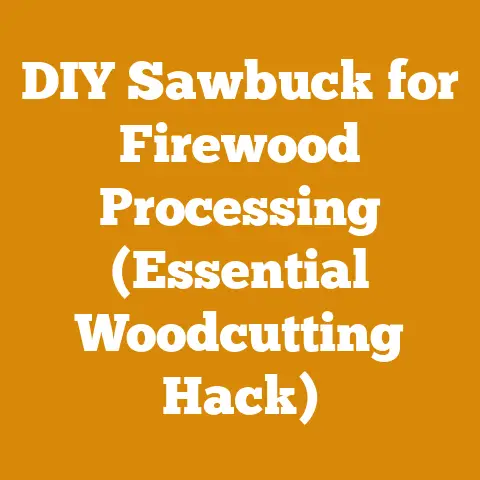 DIY Sawbuck for Firewood Processing (Essential Woodcutting Hack)