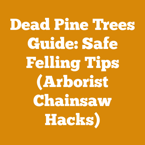 Dead Pine Trees Guide: Safe Felling Tips (Arborist Chainsaw Hacks)