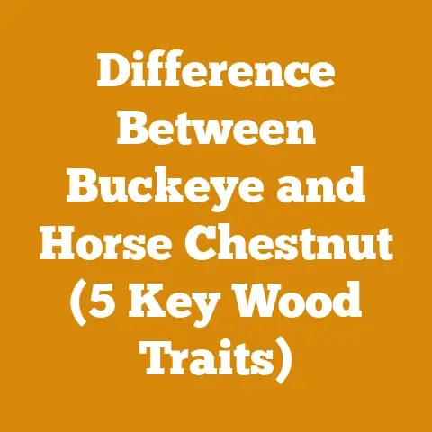 Difference Between Buckeye and Horse Chestnut (5 Key Wood Traits)
