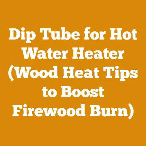 Dip Tube for Hot Water Heater (Wood Heat Tips to Boost Firewood Burn)