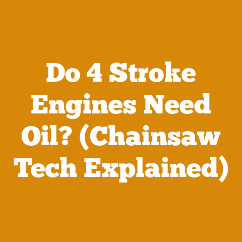 Do 4 Stroke Engines Need Oil? (Chainsaw Tech Explained)