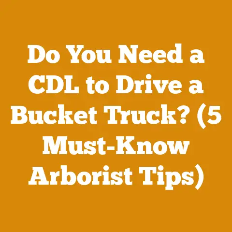 Do You Need a CDL to Drive a Bucket Truck? (5 Must-Know Arborist Tips)